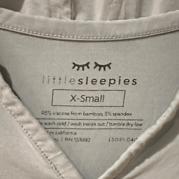 Little Sleepies Sage Green Pajama Set - Picture 2 of 3